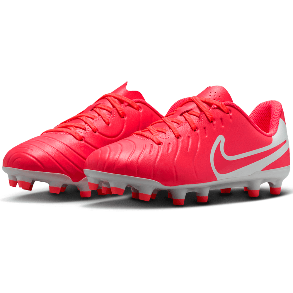 Nike Jr Tiempo Legend 10 Club FG / MG- Hot Lava/White