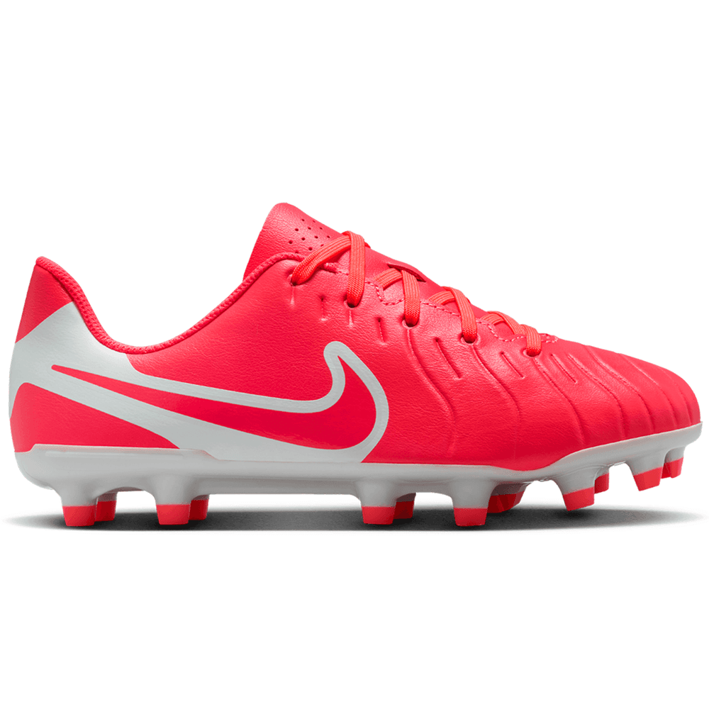 Nike Jr Tiempo Legend 10 Club FG / MG- Hot Lava/White
