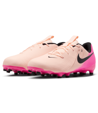 Nike Nike Jr Phantom GX Academy FG / MG Cleats - Crimson Tint/Black/Pink Blast