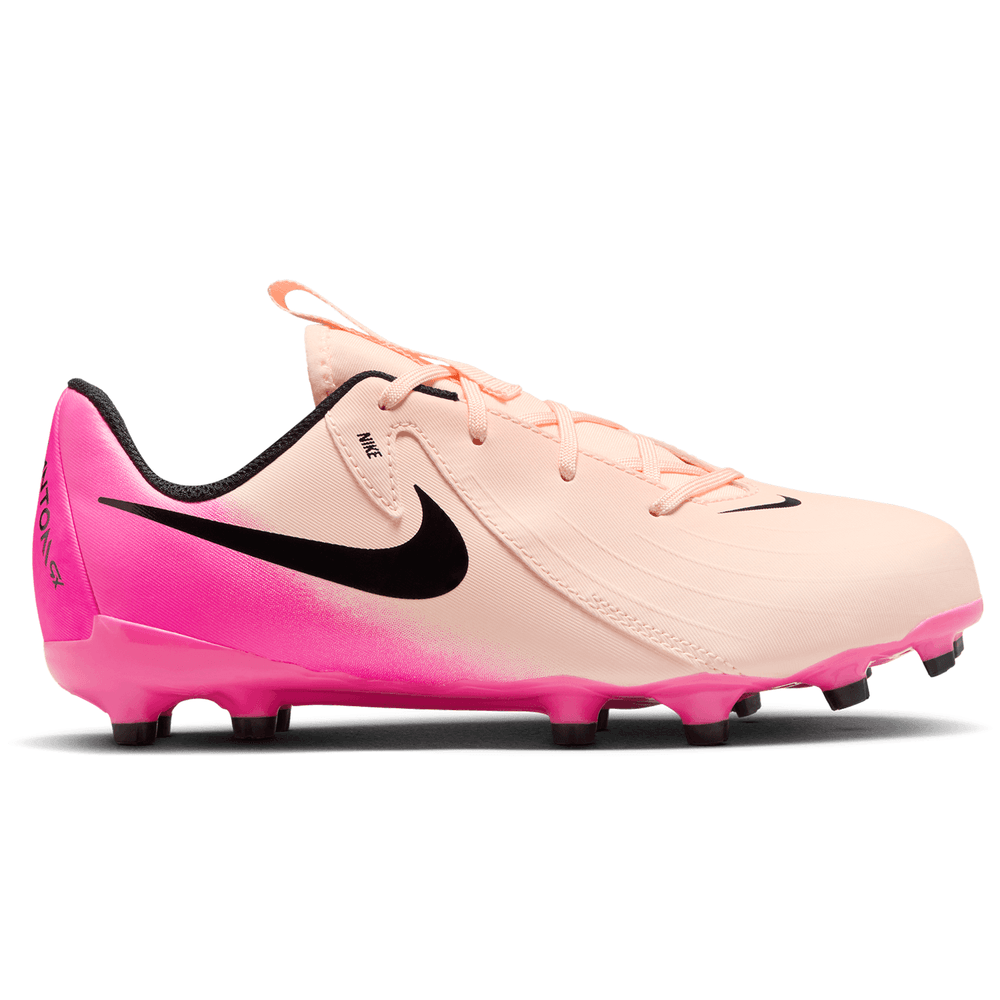 Nike Jr Phantom GX Academy FG / MG Cleats - Crimson Tint/Black/Pink Blast