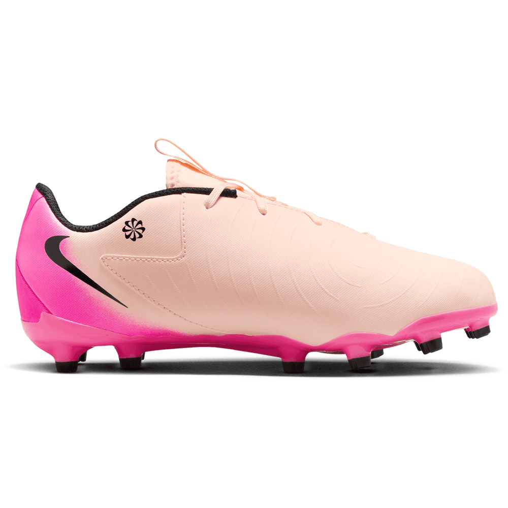 Nike Jr Phantom GX Academy FG / MG Cleats - Crimson Tint/Black/Pink Blast