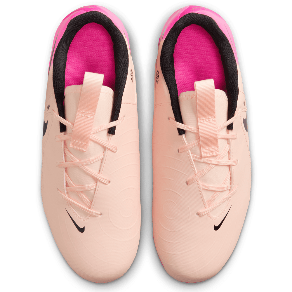 Nike Jr Phantom GX Academy FG / MG Cleats - Crimson Tint/Black/Pink Blast