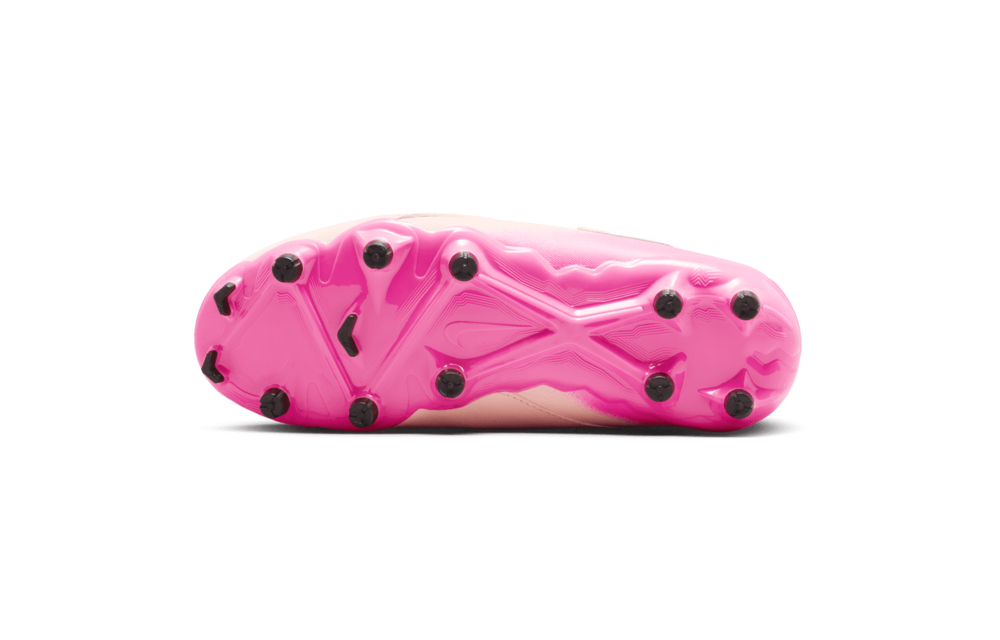 Nike Jr Phantom GX Academy FG / MG Cleats - Crimson Tint/Black/Pink Blast