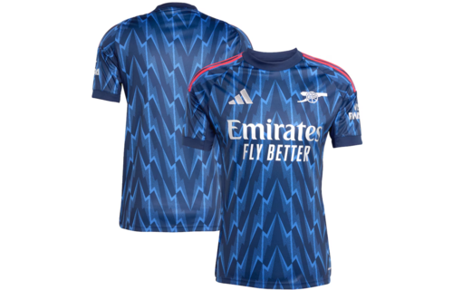adidas Arsenal 2025 - 26 Away Jersey - Night Indigo/Grey