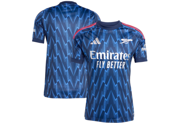 adidas Arsenal 2025 - 26 Away Jersey - Night Indigo/Grey