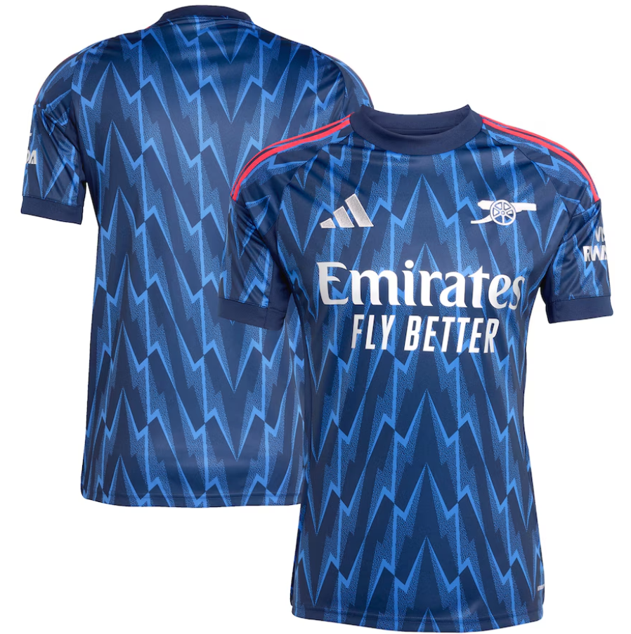 adidas Arsenal 2025 - 26 Away Jersey - Night Indigo/Grey