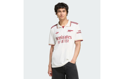 adidas Arsenal 2025 - 26 Third Jersey - Cloud White/Burgundy