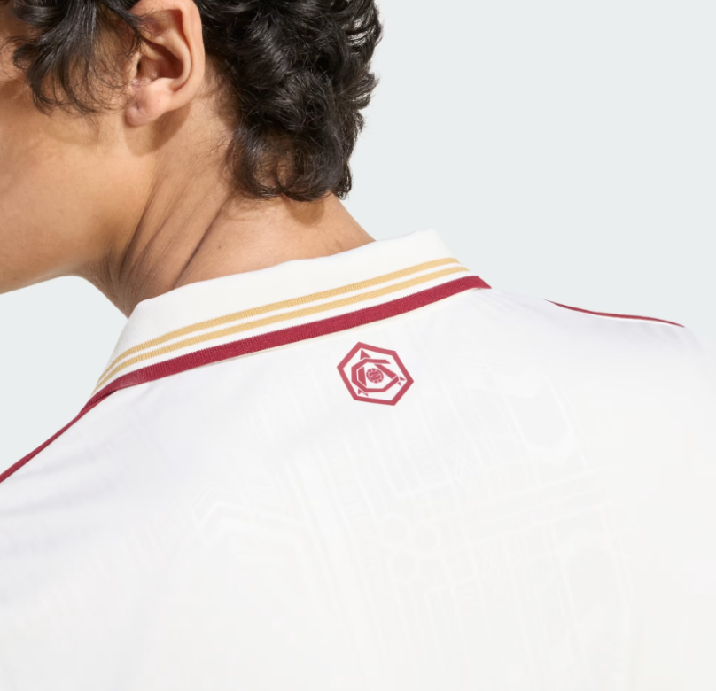 adidas Arsenal 2025 - 26 Third Jersey - Cloud White/Burgundy