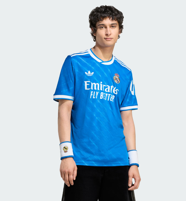 adidas Real Madrid 2025 - 26 Third Jersey - Blue Bird