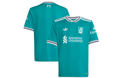 adidas Liverpool FC 2025 - 26 Youth Third Jersey - Sea Green