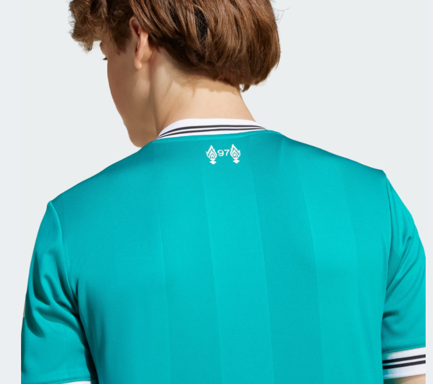 adidas Liverpool FC 2025 - 26 Youth Third Jersey - Sea Green