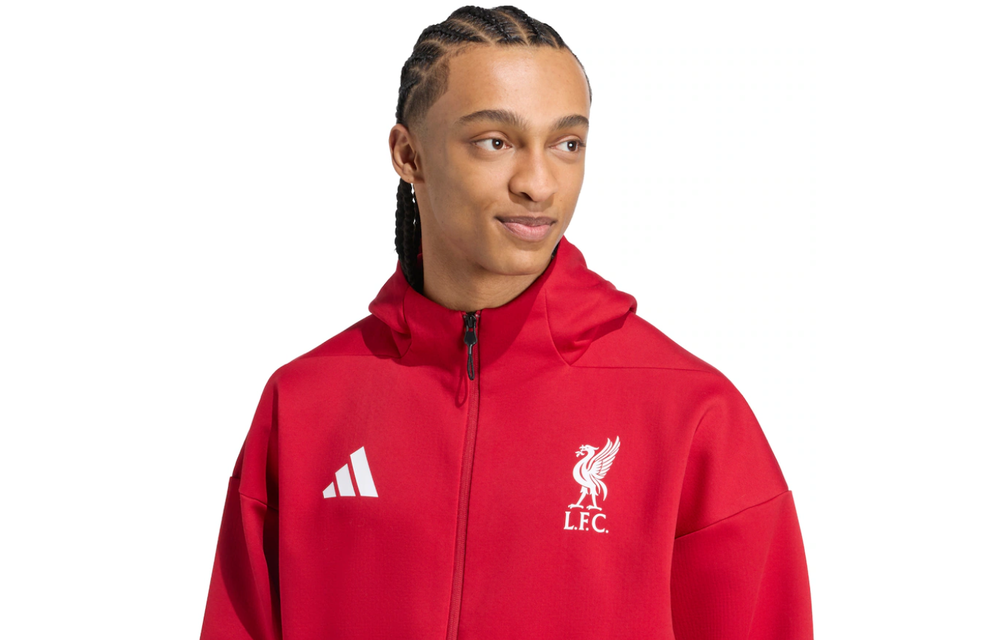 adidas Liverpool FC 2025 - 26 ZNE Anthem Jacket - Strawberry Red