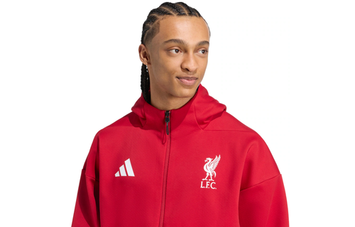 adidas Liverpool FC 2025 - 26 ZNE Anthem Jacket - Strawberry Red