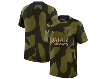 Jordan PSG  Paris Saint German 2024 - 25 Academy Pro Prematch Training Jersey - Olive/Obsidian