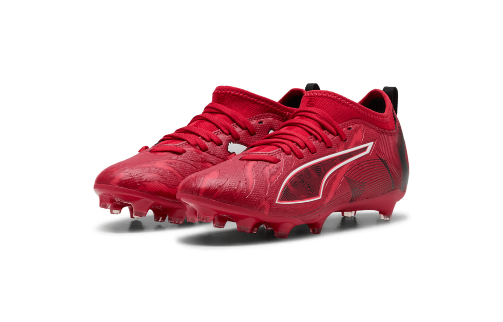 Puma Jr Ultra 5 Match CP Pulisic FG/AG - Fast Red/Black/Fire Orchid