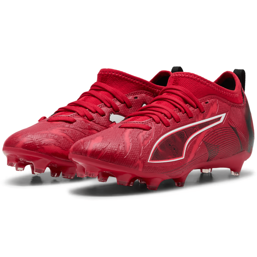 Puma Jr Ultra 5 Match CP Pulisic FG/AG - Fast Red/Black/Fire Orchid