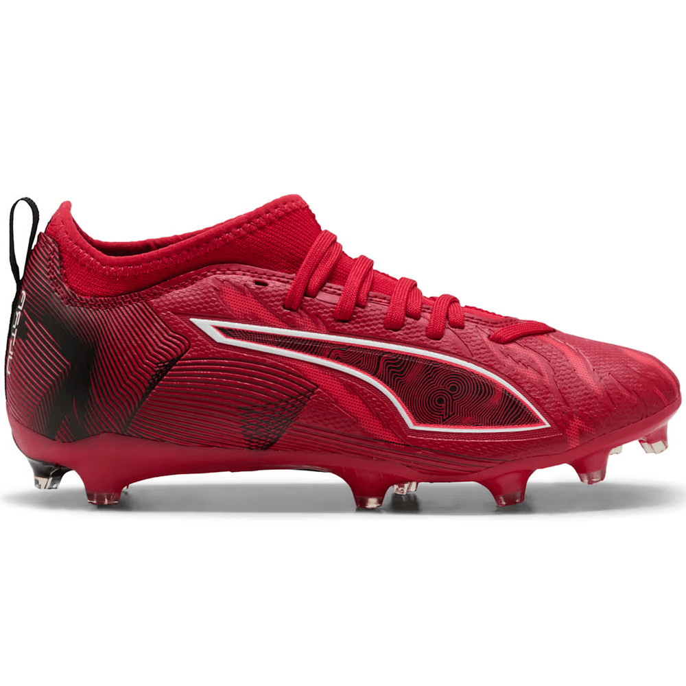 Puma Jr Ultra 5 Match CP Pulisic FG/AG - Fast Red/Black/Fire Orchid