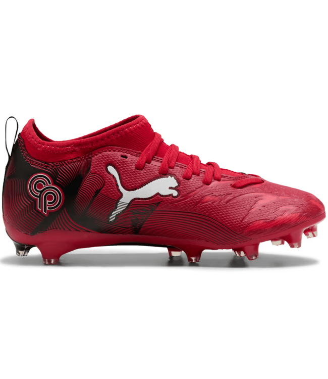 Puma Puma Jr Ultra 5 Match CP Pulisic FG/AG - Fast Red/Black/Fire Orchid