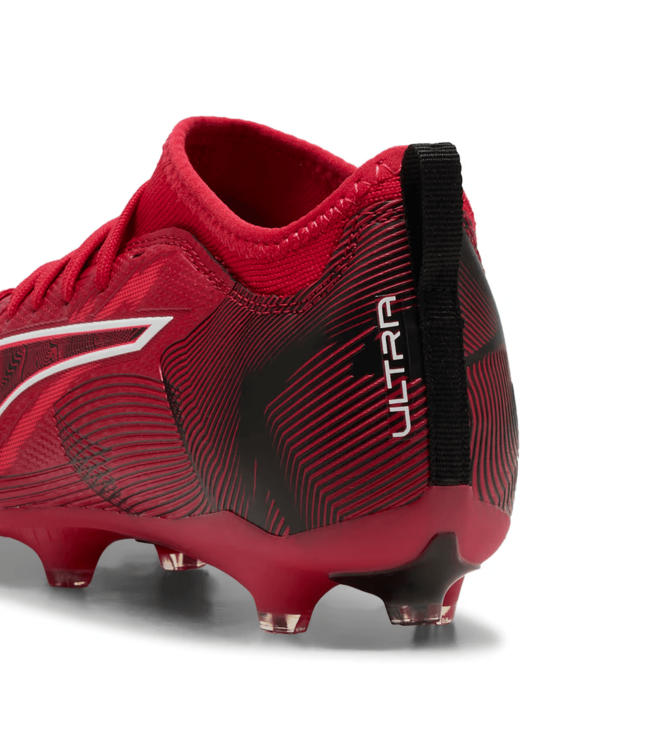 Puma Puma Jr Ultra 5 Match CP Pulisic FG/AG - Fast Red/Black/Fire Orchid