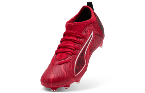 Puma Jr Ultra 5 Match CP Pulisic FG/AG - Fast Red/Black/Fire Orchid