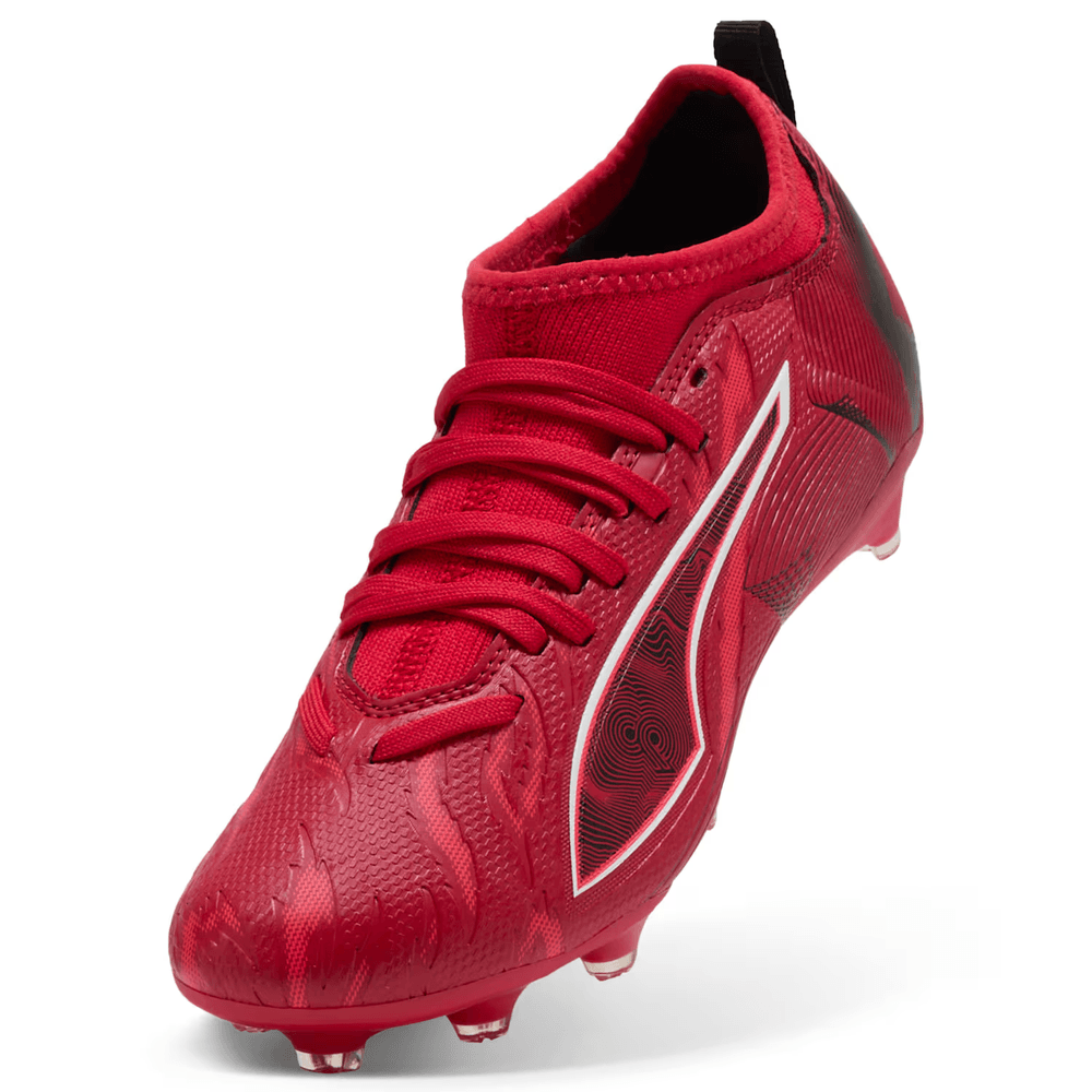 Puma Jr Ultra 5 Match CP Pulisic FG/AG - Fast Red/Black/Fire Orchid