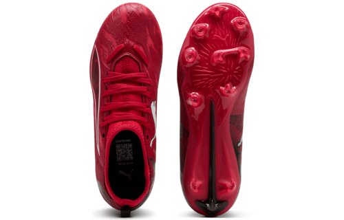 Puma Jr Ultra 5 Match CP Pulisic FG/AG - Fast Red/Black/Fire Orchid