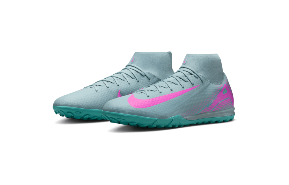 Nike Zoom Mercurial Superfly 10 Prism Academy TF Turf - Ocean Cube/Pink Blast