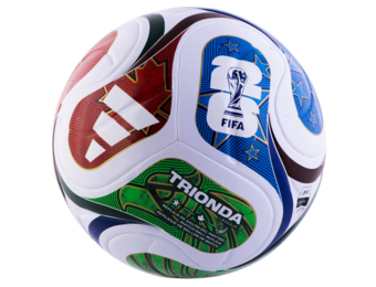 adidas FIFA World Cup 2026 Trionda FIFA Quality League Soccer Ball - White/Solar Blue/Red/Royal