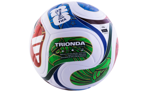 adidas FIFA World Cup 2026 Trionda FIFA Quality League Soccer Ball - White/Solar Blue/Red/Royal