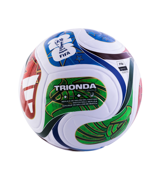 adidas adidas FIFA World Cup 2026 Trionda FIFA Quality League Soccer Ball - White/Solar Blue/Red/Royal