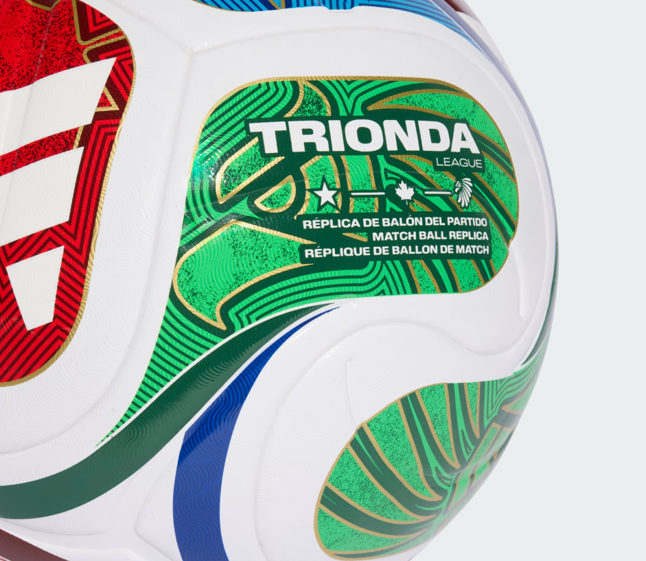 adidas FIFA World Cup 2026 Trionda FIFA Quality League Soccer Ball - White/Solar Blue/Red/Royal