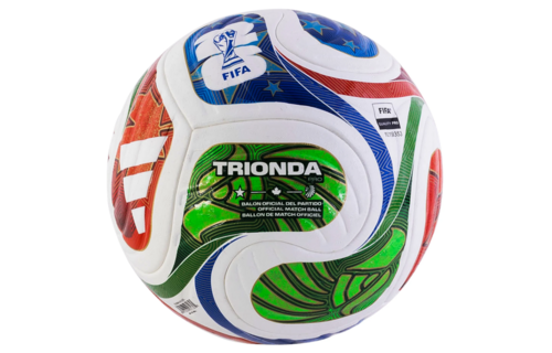 adidas FIFA World Cup 2026 Trionda FIFA Quality Pro Match Soccer Ball - White/Solar Blue/Red/Flash Lime