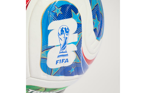 adidas FIFA World Cup 2026 Trionda FIFA Quality Pro Match Soccer Ball - White/Solar Blue/Red/Flash Lime
