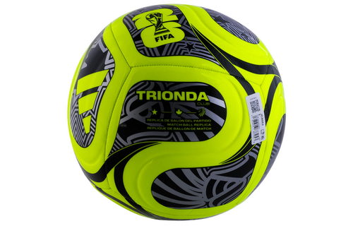 adidas FIFA World Cup 2026 Trionda Club Soccer Ball - Lucid Lemon/Black/Silver Metallic