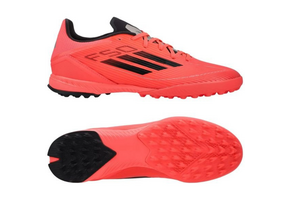 adidas F50 League TF Turf Soccer Shoes Victory Pack - Turbo/Aurora/Platinum Metallic