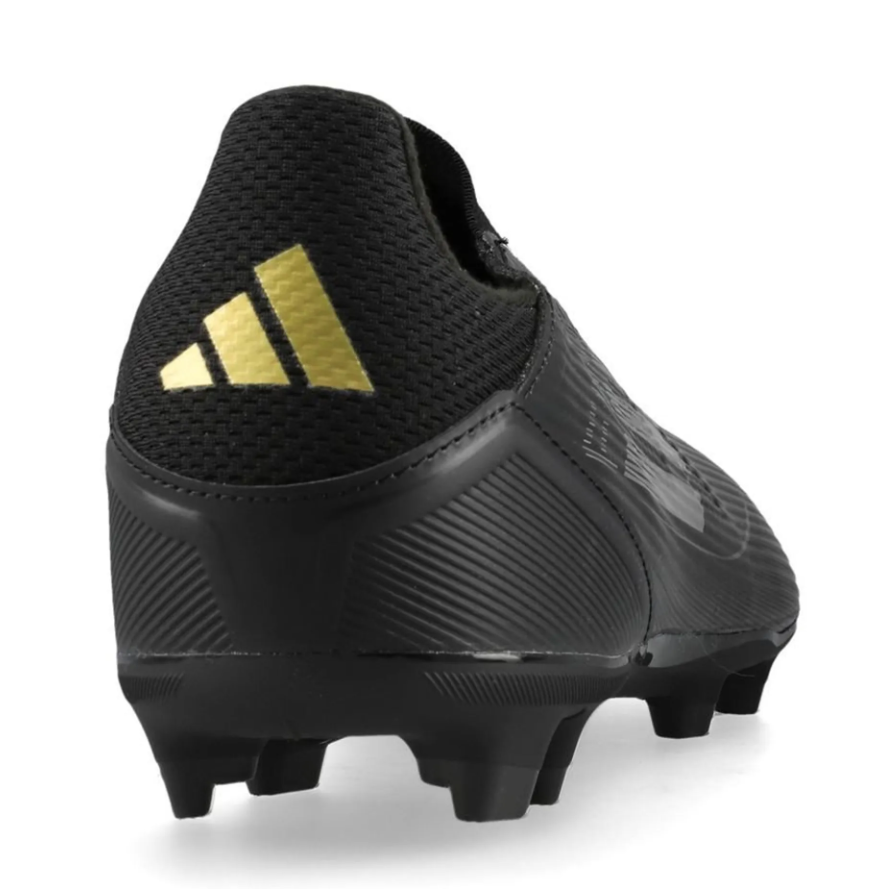 adidas F50 League Laceless FG / MG Dark Spark Pack - Cold Black/Iron Metallic/Gold Metallic