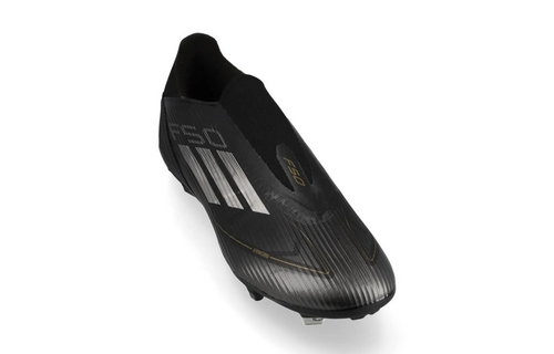 adidas F50 League Laceless FG / MG Dark Spark Pack - Cold Black/Iron Metallic/Gold Metallic