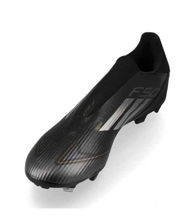 adidas adidas F50 League Laceless FG / MG Dark Spark Pack - Cold Black/Iron Metallic/Gold Metallic