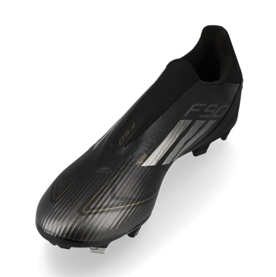 adidas F50 League Laceless FG / MG Dark Spark Pack - Cold Black/Iron Metallic/Gold Metallic