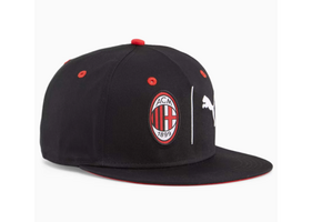 Puma AC Milan 2023 / 24 Flat Brim Hat - Black/Red