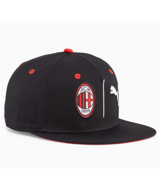 Puma Puma AC Milan 2023 / 24 Flat Brim Hat - Black/Red