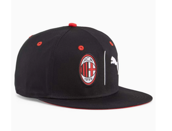 Puma AC Milan 2023 / 24 Flat Brim Hat - Black/Red