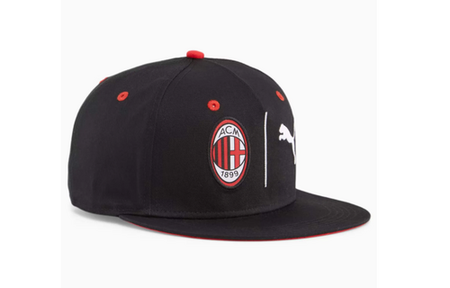 Puma AC Milan 2023 / 24 Flat Brim Hat - Black/Red