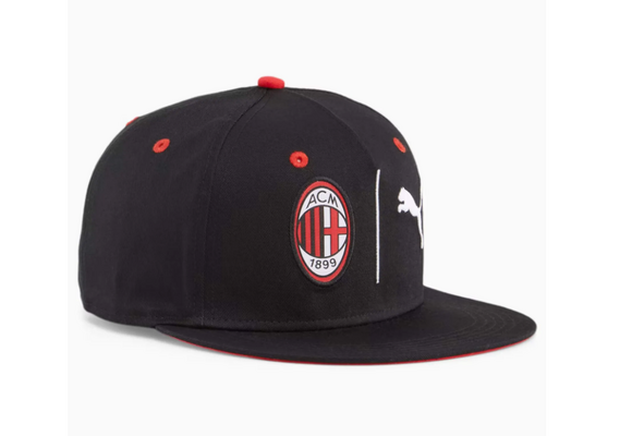Puma AC Milan 2023 / 24 Flat Brim Hat - Black/Red