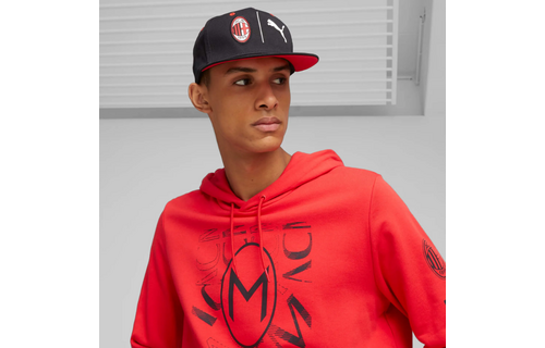 Puma AC Milan 2023 / 24 Flat Brim Hat - Black/Red