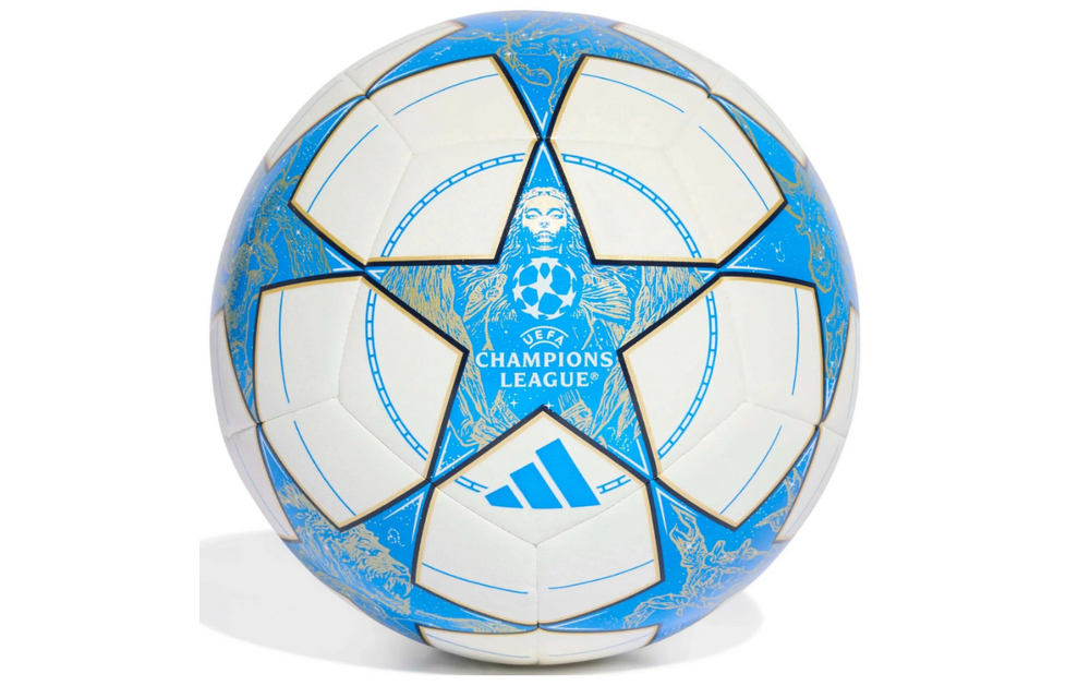 adidas UCL Champions League 25 / 26 Training Ball - White/Dark Blue/Pantone/Matte Gold
