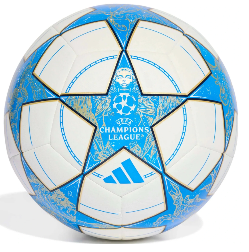 adidas UCL Champions League 25 / 26 Training Ball - White/Dark Blue/Pantone/Matte Gold