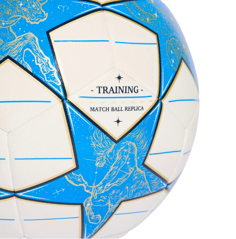 adidas UCL Champions League 25 / 26 Training Ball - White/Dark Blue/Pantone/Matte Gold