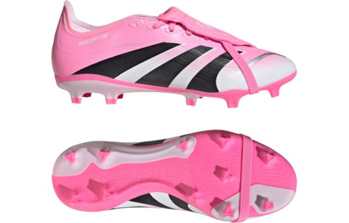 adidas Predator 25 League Fold Over Tongue FG Beckham - Beam Pink/Core Black/Cloud White