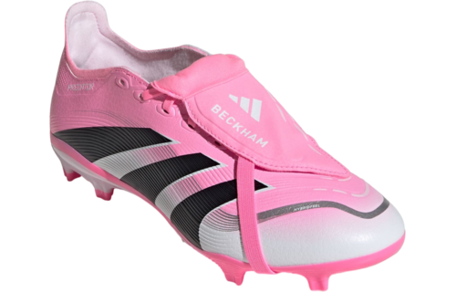 adidas Predator 25 League Fold Over Tongue FG Beckham - Beam Pink/Core Black/Cloud White